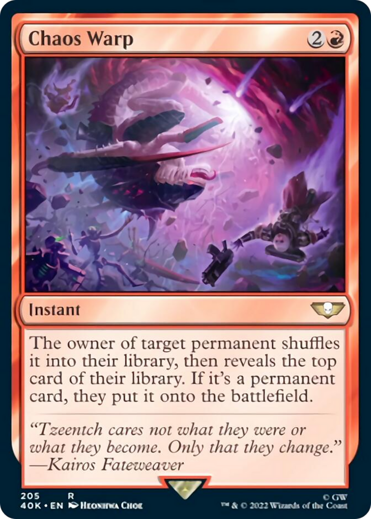Chaos Warp (Surge Foil) [Universes Beyond: Warhammer 40,000] | Empire Gaming NC