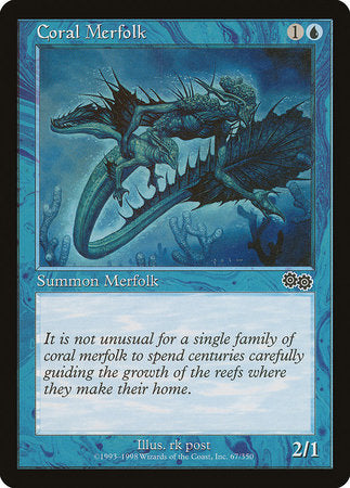 Coral Merfolk [Urza's Saga] | Empire Gaming NC