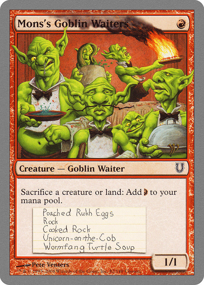 Mons's Goblin Waiters [Unhinged] | Empire Gaming NC