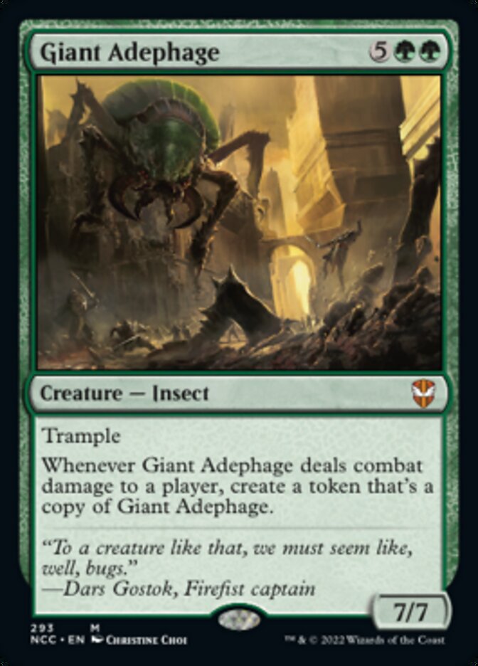 Giant Adephage [Streets of New Capenna Commander] | Empire Gaming NC