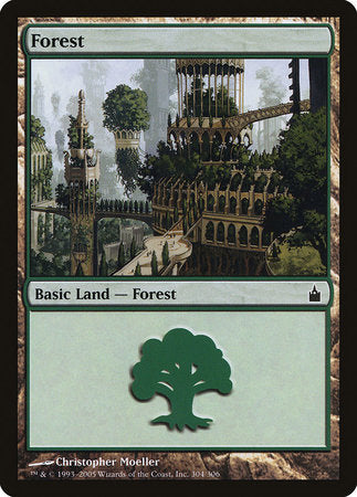 Forest (304) [Ravnica: City of Guilds] | Empire Gaming NC