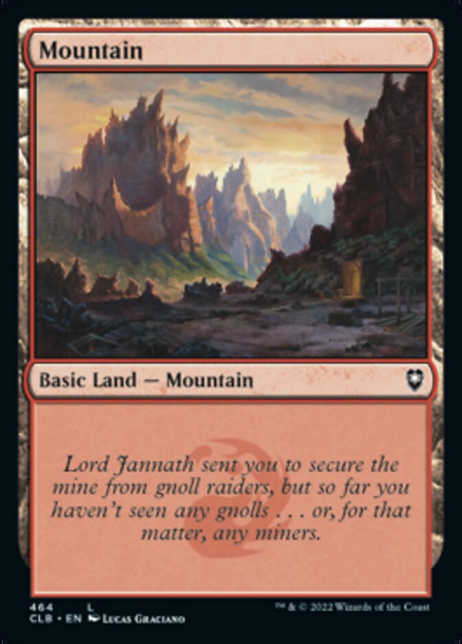 Mountain (464) [Commander Legends: Battle for Baldur's Gate] | Empire Gaming NC