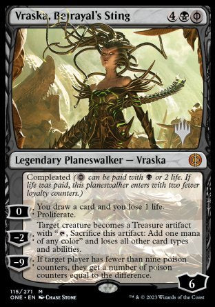 Vraska, Betrayal's Sting (Promo Pack) [Phyrexia: All Will Be One Promos] | Empire Gaming NC