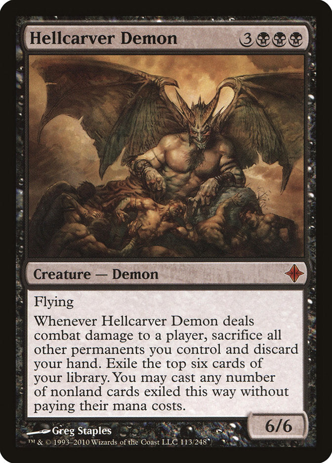 Hellcarver Demon [Rise of the Eldrazi] | Empire Gaming NC