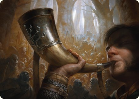 Horn of Gondor Art Card [The Lord of the Rings: Tales of Middle-earth Art Series] | Empire Gaming NC