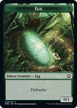 Snake // Egg Double-sided Token [Dominaria United Commander Tokens] | Empire Gaming NC