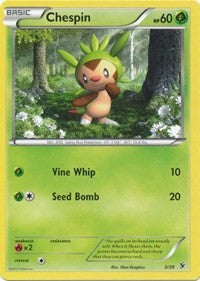 Chespin (3) [Kalos Starter Set] | Empire Gaming NC