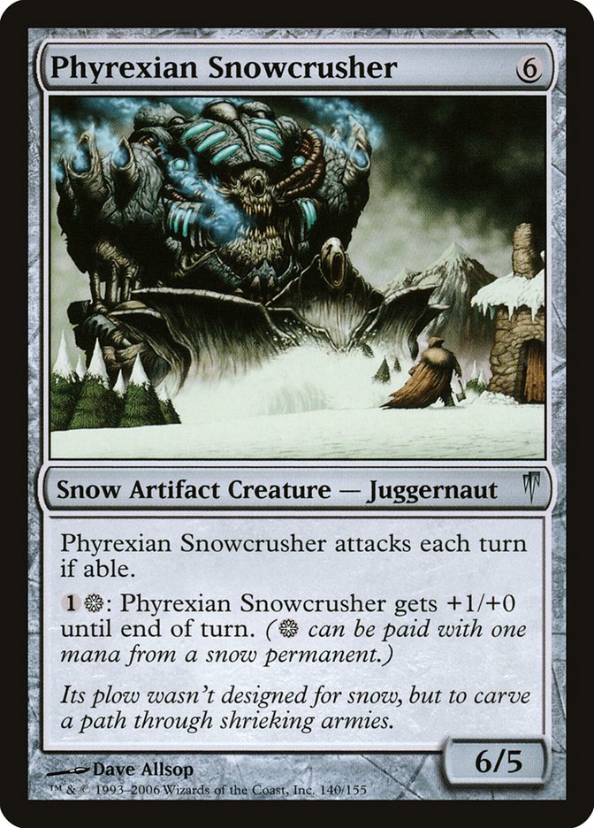 Phyrexian Snowcrusher [Coldsnap] | Empire Gaming NC