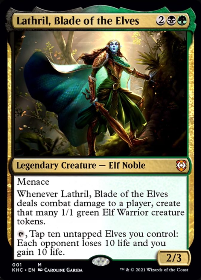 Lathril, Blade of the Elves [Kaldheim Commander] | Empire Gaming NC