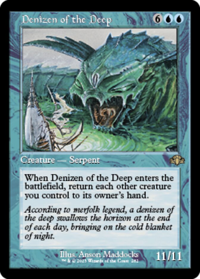 Denizen of the Deep (Retro) [Dominaria Remastered] | Empire Gaming NC