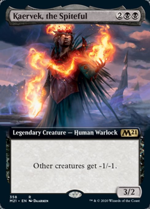 Kaervek, the Spiteful (Extended Art) [Core Set 2021] | Empire Gaming NC