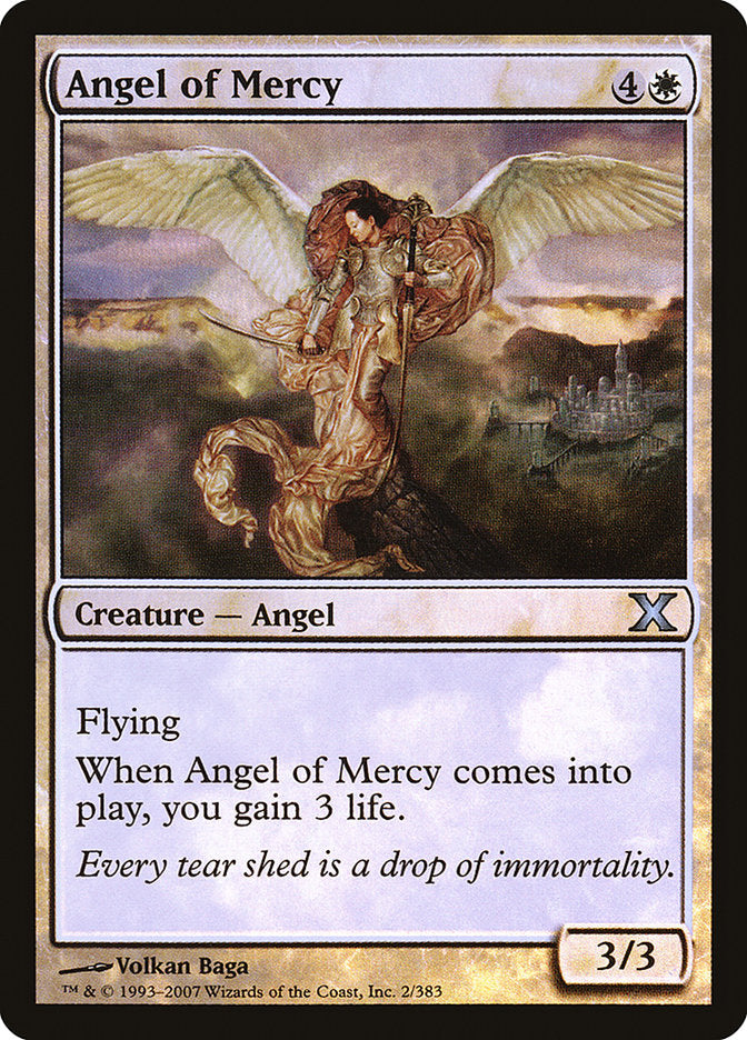 Angel of Mercy (Premium Foil) [Tenth Edition] | Empire Gaming NC