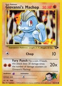 Giovanni's Machop (72) [Gym Challenge] | Empire Gaming NC