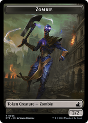 Bird // Zombie Double-Sided Token [Ravnica Remastered Tokens] | Empire Gaming NC