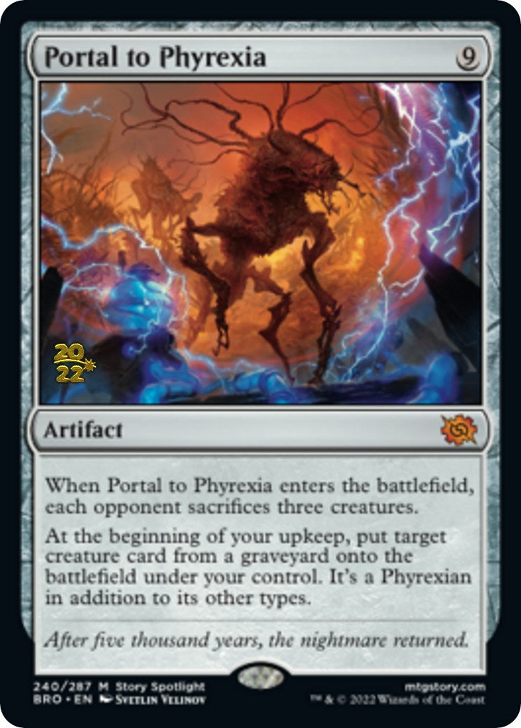 Portal to Phyrexia [The Brothers' War: Prerelease Promos] | Empire Gaming NC