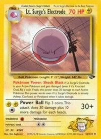 Lt. Surge's Electrode (52) [Gym Challenge] | Empire Gaming NC