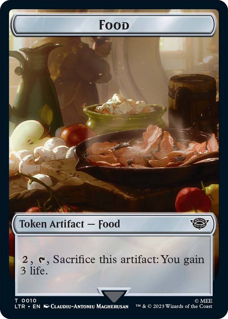 Soldier // Food Token [The Lord of the Rings: Tales of Middle-Earth Commander Tokens] | Empire Gaming NC