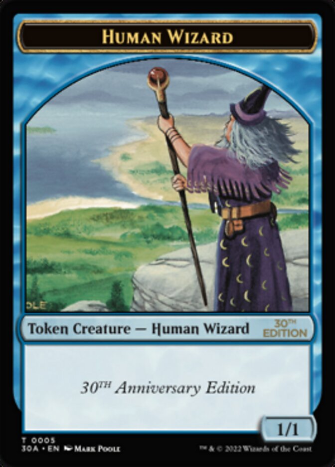 Human Wizard Token [30th Anniversary Tokens] | Empire Gaming NC