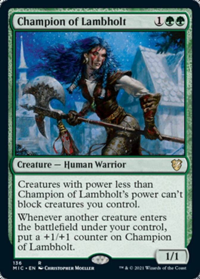 Champion of Lambholt [Innistrad: Midnight Hunt Commander] | Empire Gaming NC