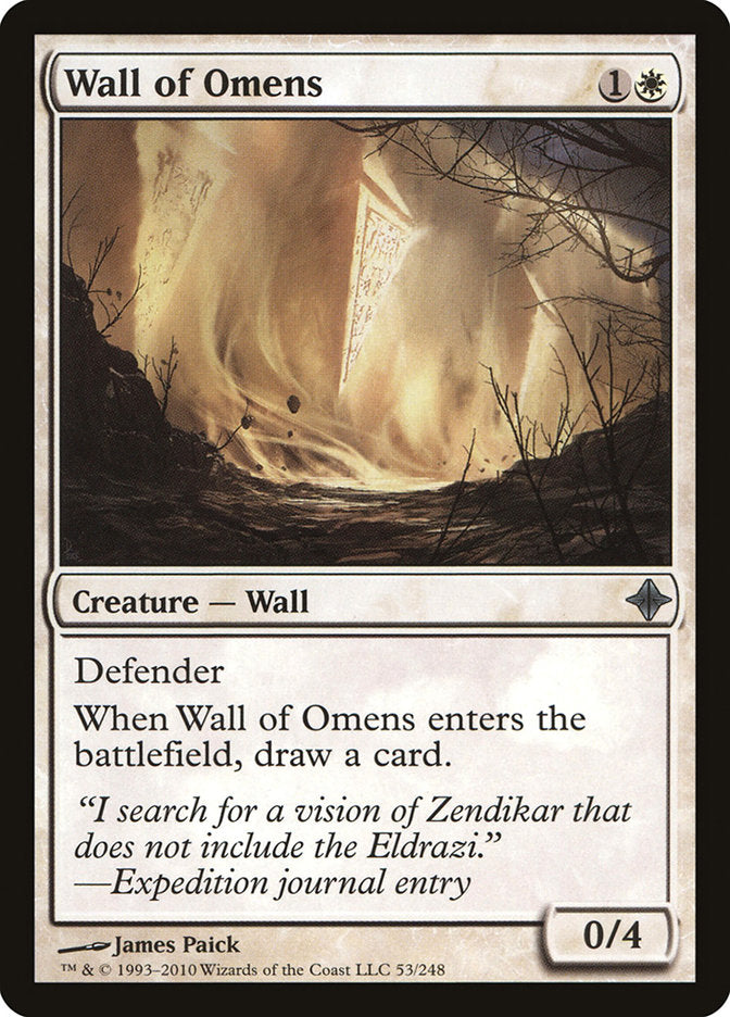 Wall of Omens [Rise of the Eldrazi] | Empire Gaming NC