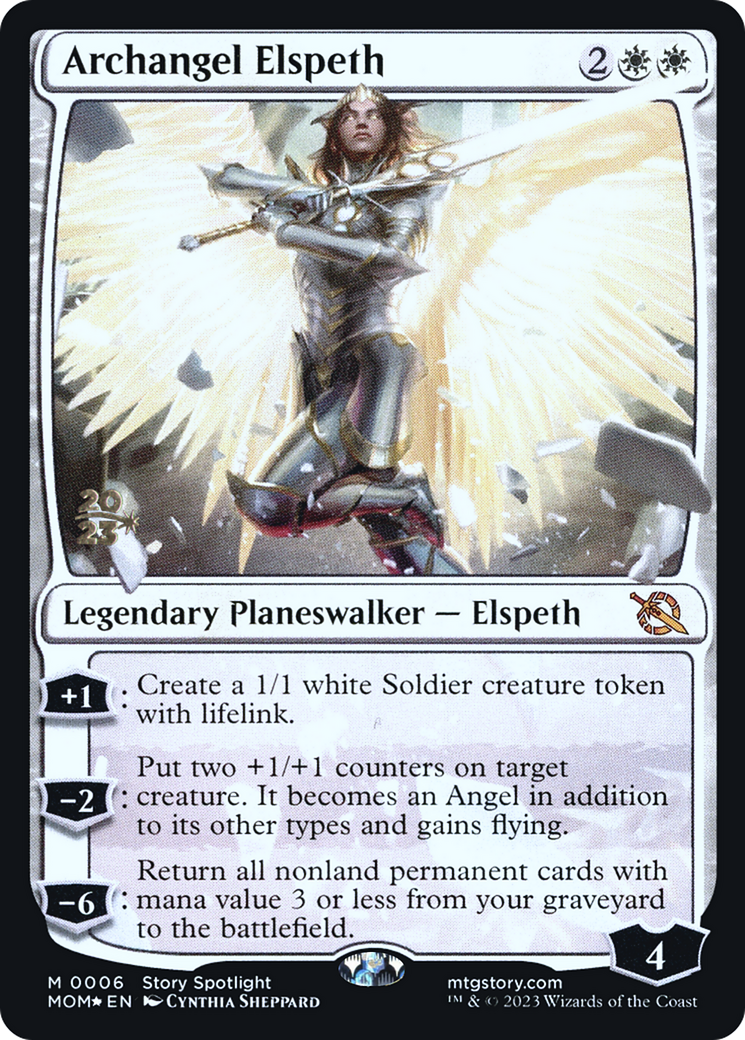 Archangel Elspeth [March of the Machine Prerelease Promos] | Empire Gaming NC