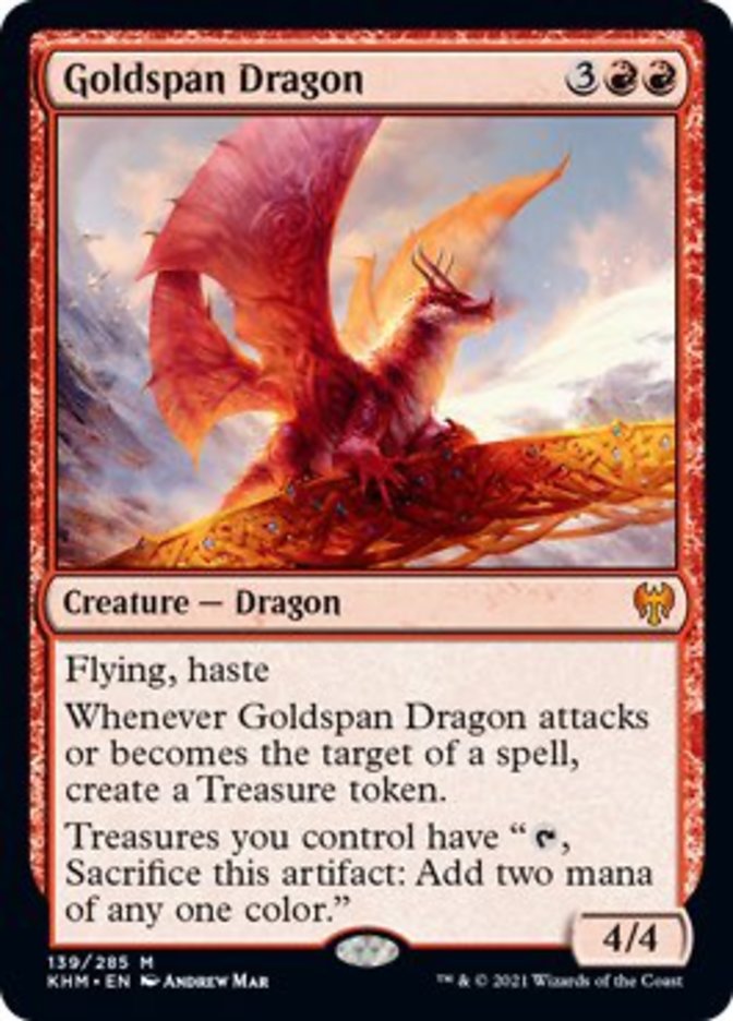 Goldspan Dragon [Kaldheim] | Empire Gaming NC