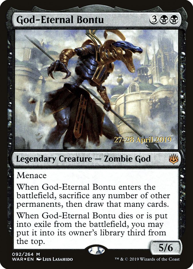 God-Eternal Bontu  [War of the Spark Prerelease Promos] | Empire Gaming NC