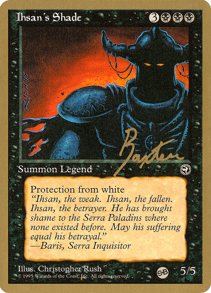 Ihsan's Shade (George Baxter) (SB) [Pro Tour Collector Set] | Empire Gaming NC