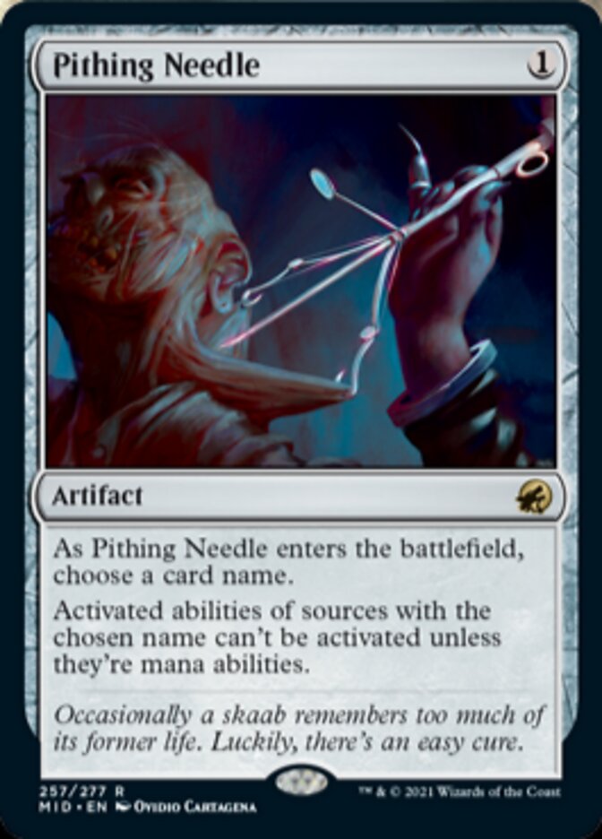 Pithing Needle [Innistrad: Midnight Hunt] | Empire Gaming NC