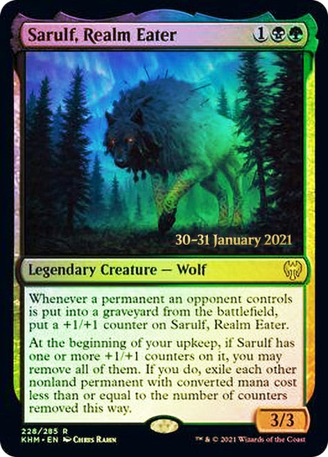 Sarulf, Realm Eater  [Kaldheim Prerelease Promos] | Empire Gaming NC