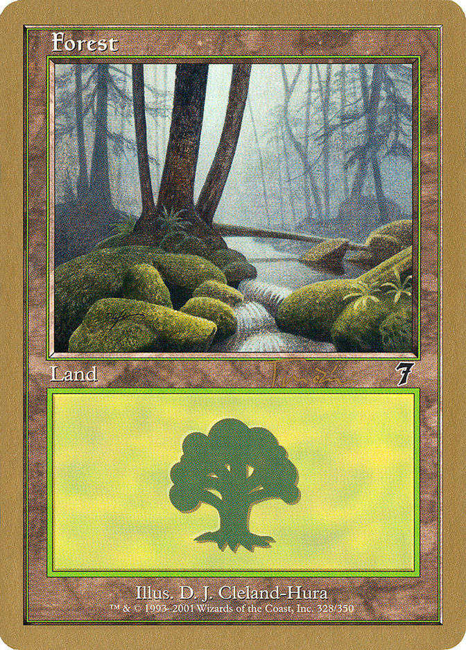 Forest (jt328) (Jan Tomcani) [World Championship Decks 2001] | Empire Gaming NC