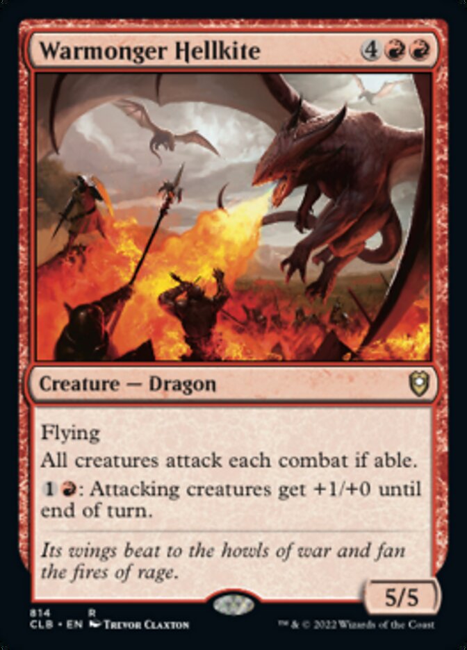 Warmonger Hellkite [Commander Legends: Battle for Baldur's Gate] | Empire Gaming NC