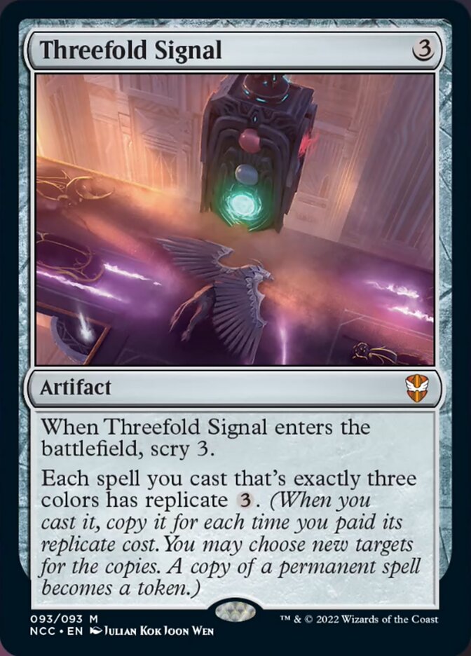 Threefold Signal [Streets of New Capenna Commander] | Empire Gaming NC