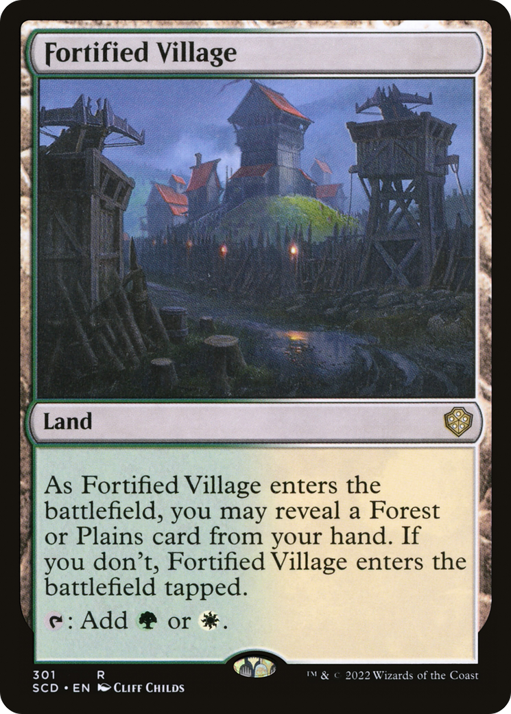 Fortified Village [Starter Commander Decks] | Empire Gaming NC