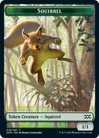 Squirrel // Thopter (008) Double-sided Token [Double Masters Tokens] | Empire Gaming NC