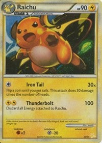 Raichu (#30 Holo) (30) [HGSS Trainer Kit: Gyarados & Raichu] | Empire Gaming NC
