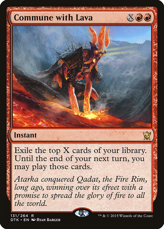 Commune with Lava [Dragons of Tarkir] | Empire Gaming NC