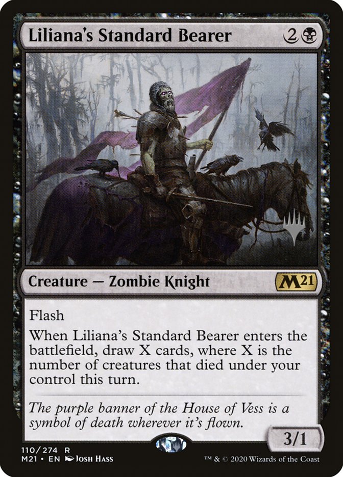 Liliana's Standard Bearer (Promo Pack) [Core Set 2021 Promos] | Empire Gaming NC