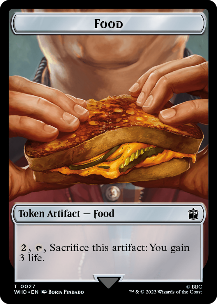 Alien Angel // Food (0027) Double-Sided Token [Doctor Who Tokens] | Empire Gaming NC