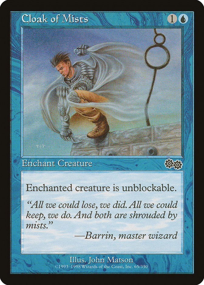 Cloak of Mists [Urza's Saga] | Empire Gaming NC