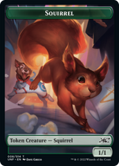 Squirrel // Treasure (012) Double-sided Token [Unfinity Tokens] | Empire Gaming NC