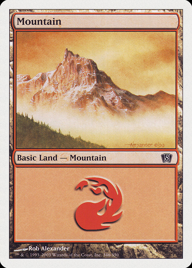 Mountain (346) [Eighth Edition] | Empire Gaming NC