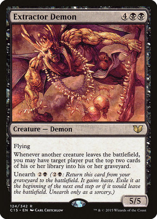 Extractor Demon [Commander 2015] | Empire Gaming NC