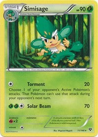 Simisage (11) [XY Base Set] | Empire Gaming NC