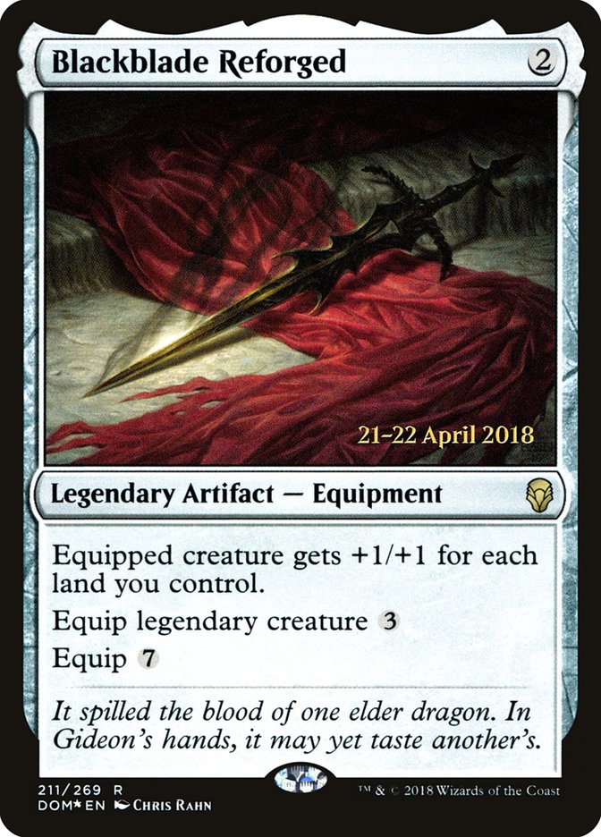 Blackblade Reforged [Dominaria Promos] | Empire Gaming NC