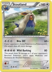 Stoutland (110) [XY Base Set] | Empire Gaming NC