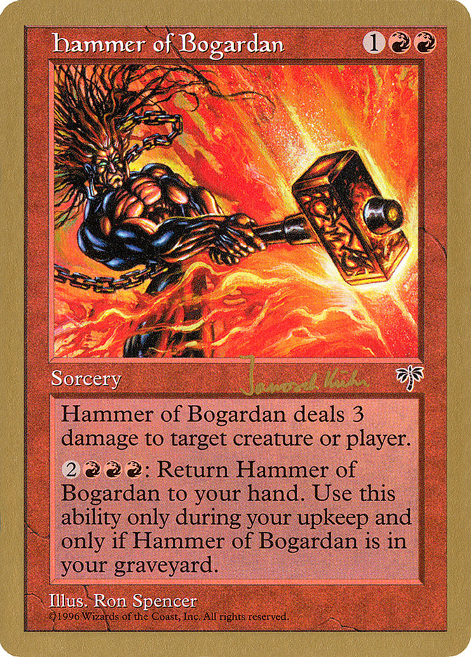 Hammer of Bogardan (Janosch Kuhn) [World Championship Decks 1997] | Empire Gaming NC