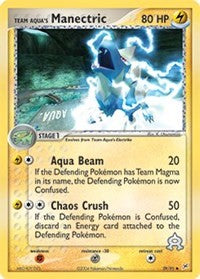 Team Aqua's Manectric (29) (29) [Team Magma vs Team Aqua] | Empire Gaming NC