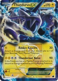 Thundurus EX (Team Plasma) (38) [Plasma Freeze] | Empire Gaming NC