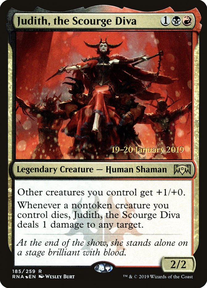 Judith, the Scourge Diva [Ravnica Allegiance Prerelease Promos] | Empire Gaming NC